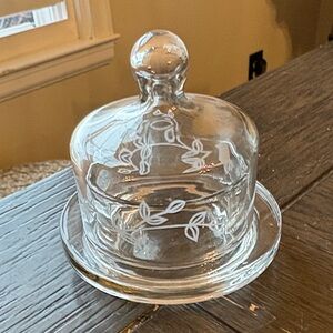 Princess House Butter Dish with Lid
